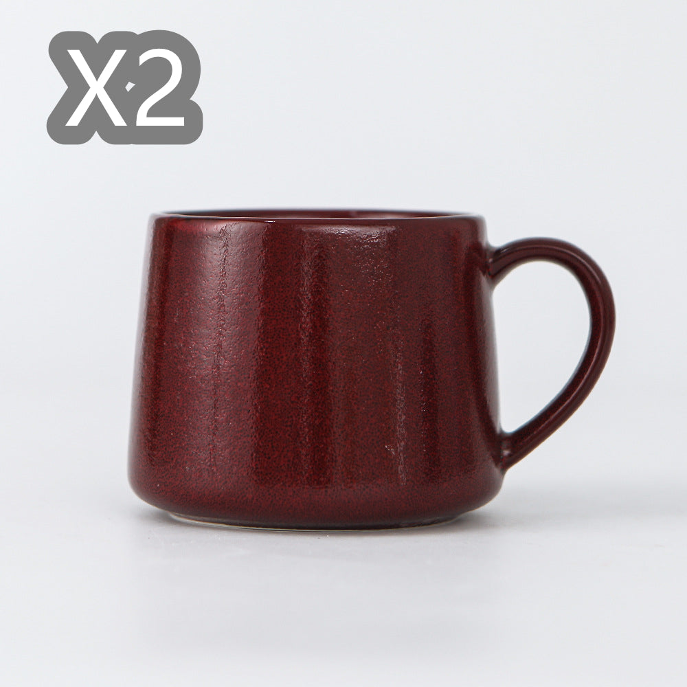 Glazed Ceramic Mug, 300 mL, European Style