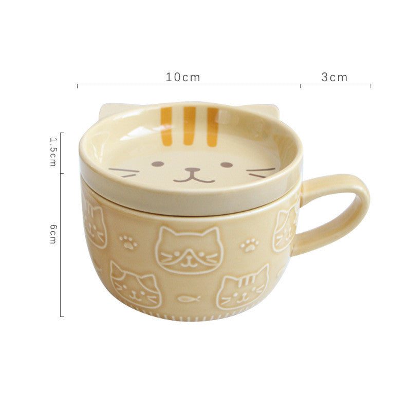 Ceramic Japanese-Style Cartoon Mug
