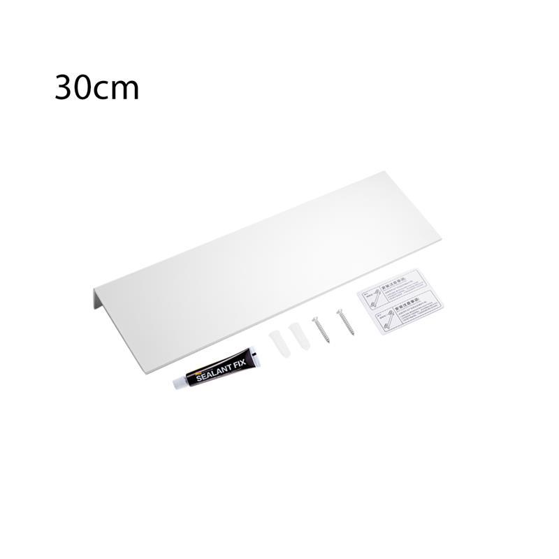 Matte Non-Drill Bathroom Shelf