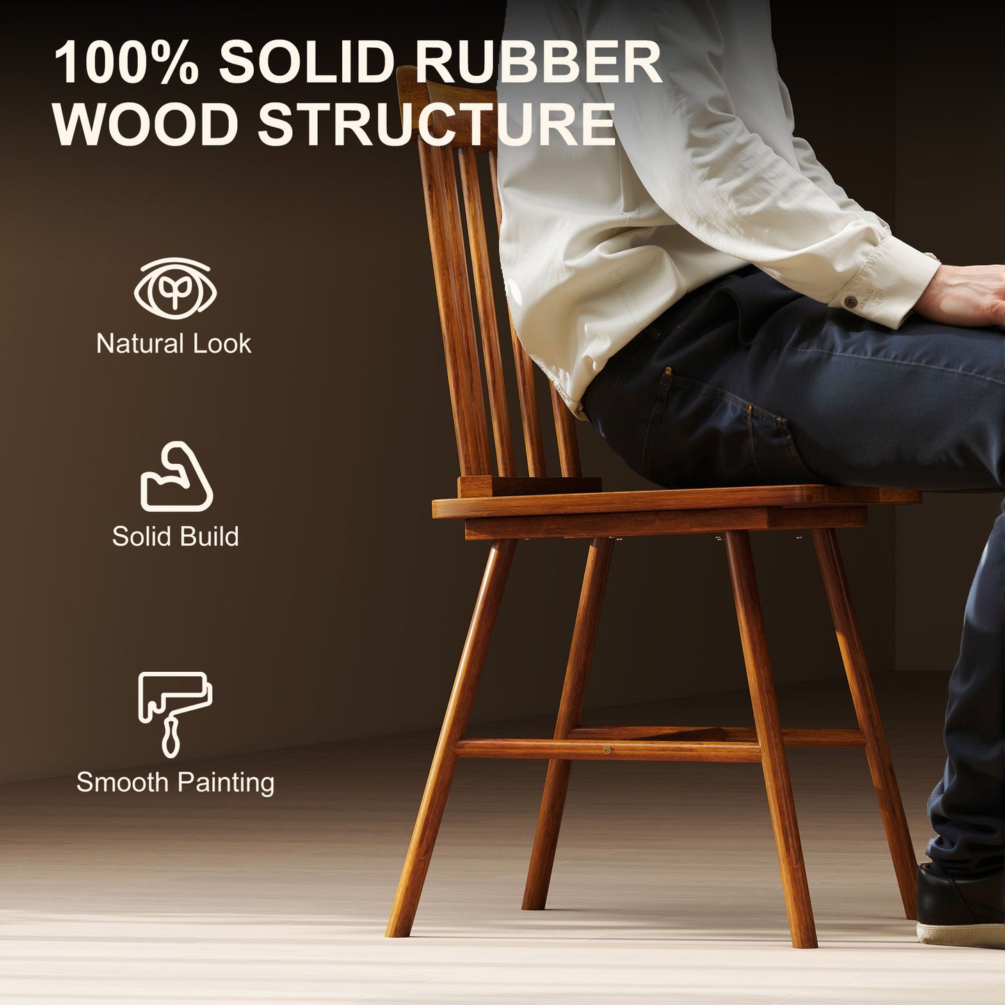 Farmhouse Dining Chairs Set of 4