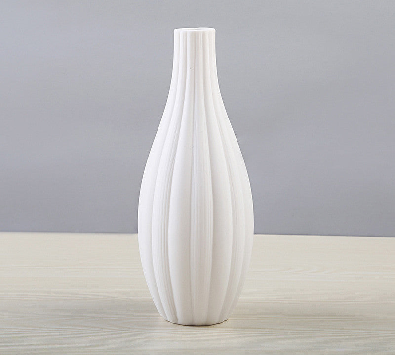 Modern Ceramic Vase Creative Fashion White