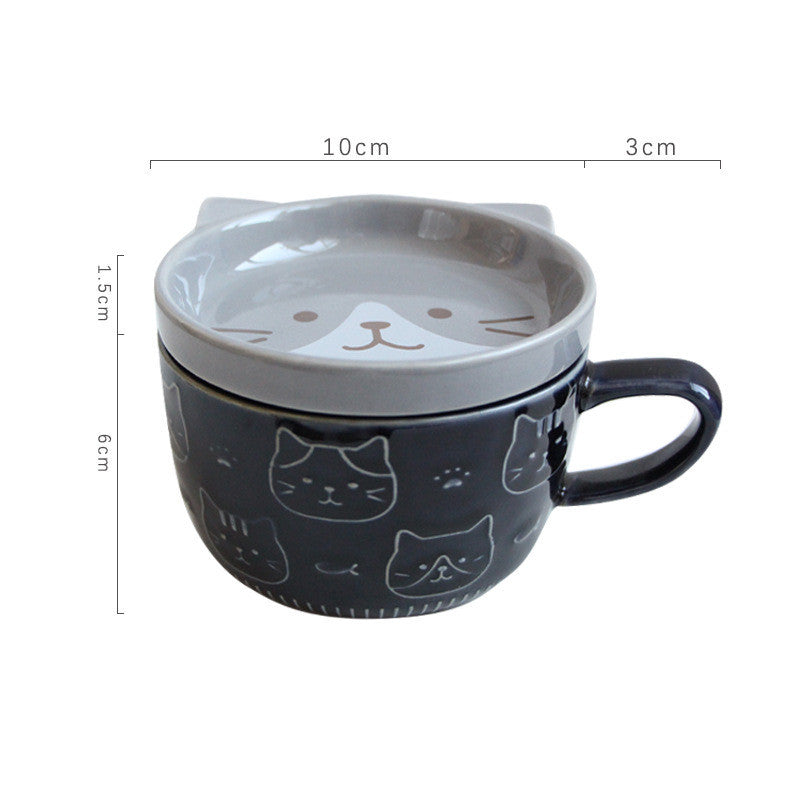 Ceramic Japanese-Style Cartoon Mug