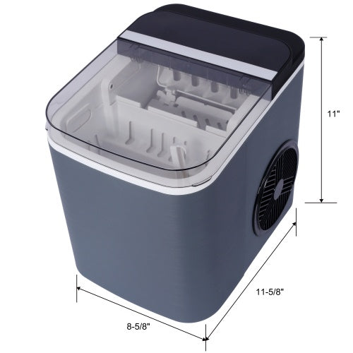 Portable Countertop Ice Maker – Self-Cleaning