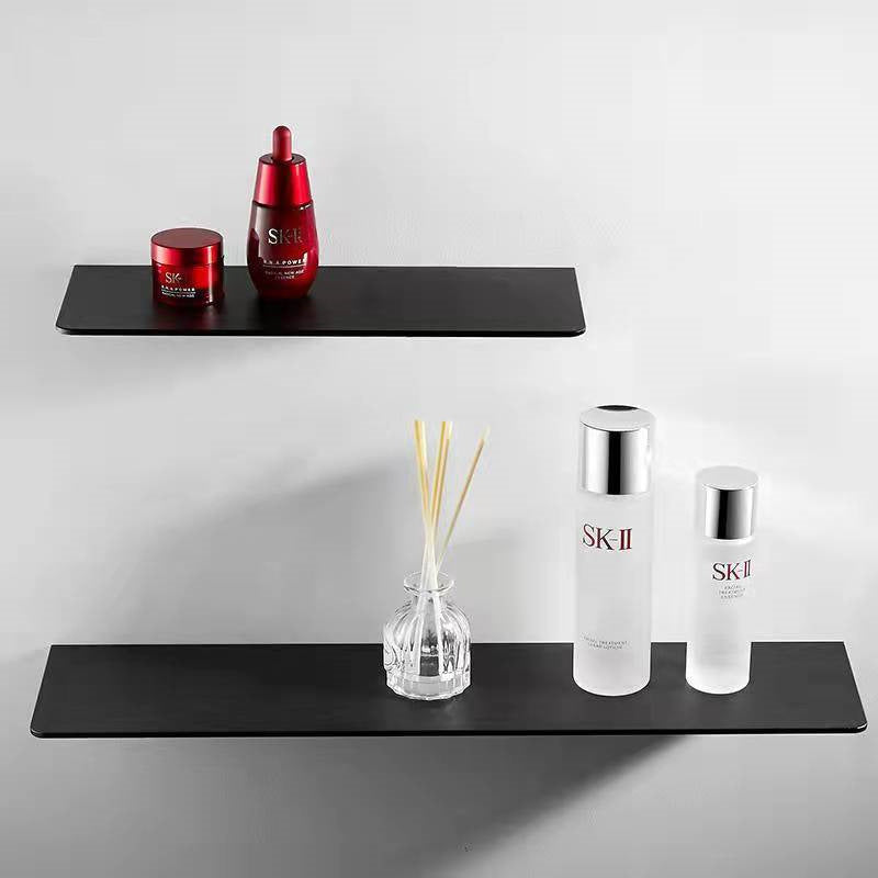 Matte Non-Drill Bathroom Shelf