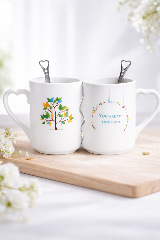 “Couple Ceramic Cups – 360ML Jade Porcelain”