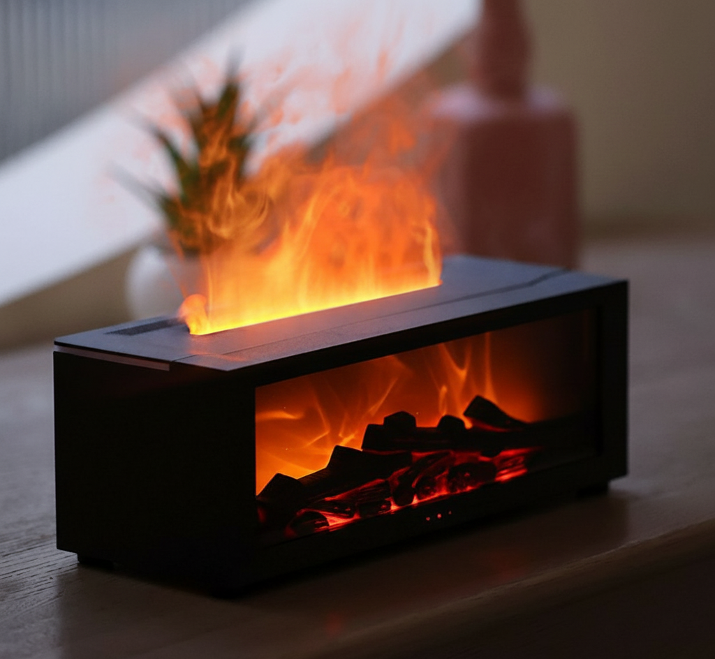 Fireplace Flame Aroma Diffuser & Humidifier