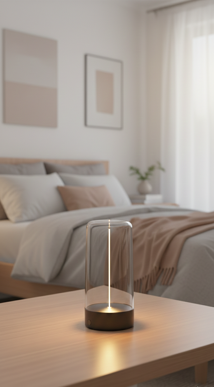 Suspended LED Ambient Light – Touch Control, Breathing Mode, Warm Glow