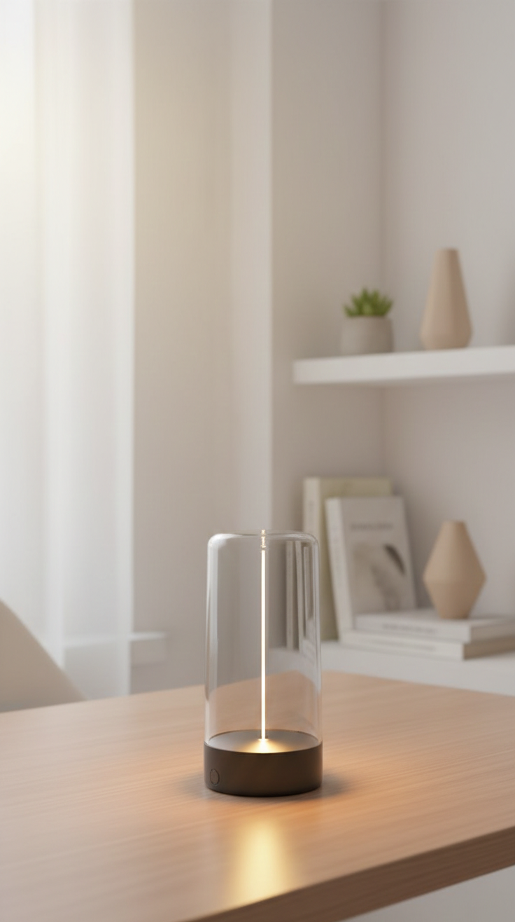 Suspended LED Ambient Light – Touch Control, Breathing Mode, Warm Glow