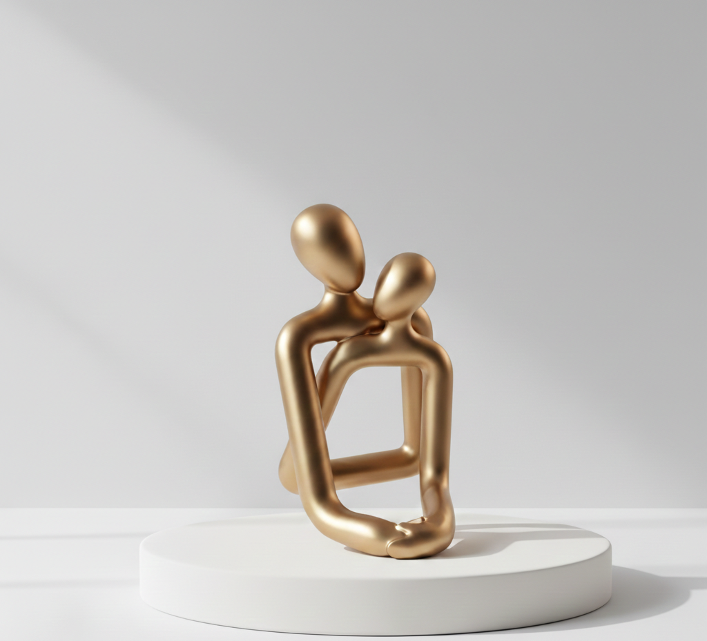 Heartwarming Loving Couple Resin Statue