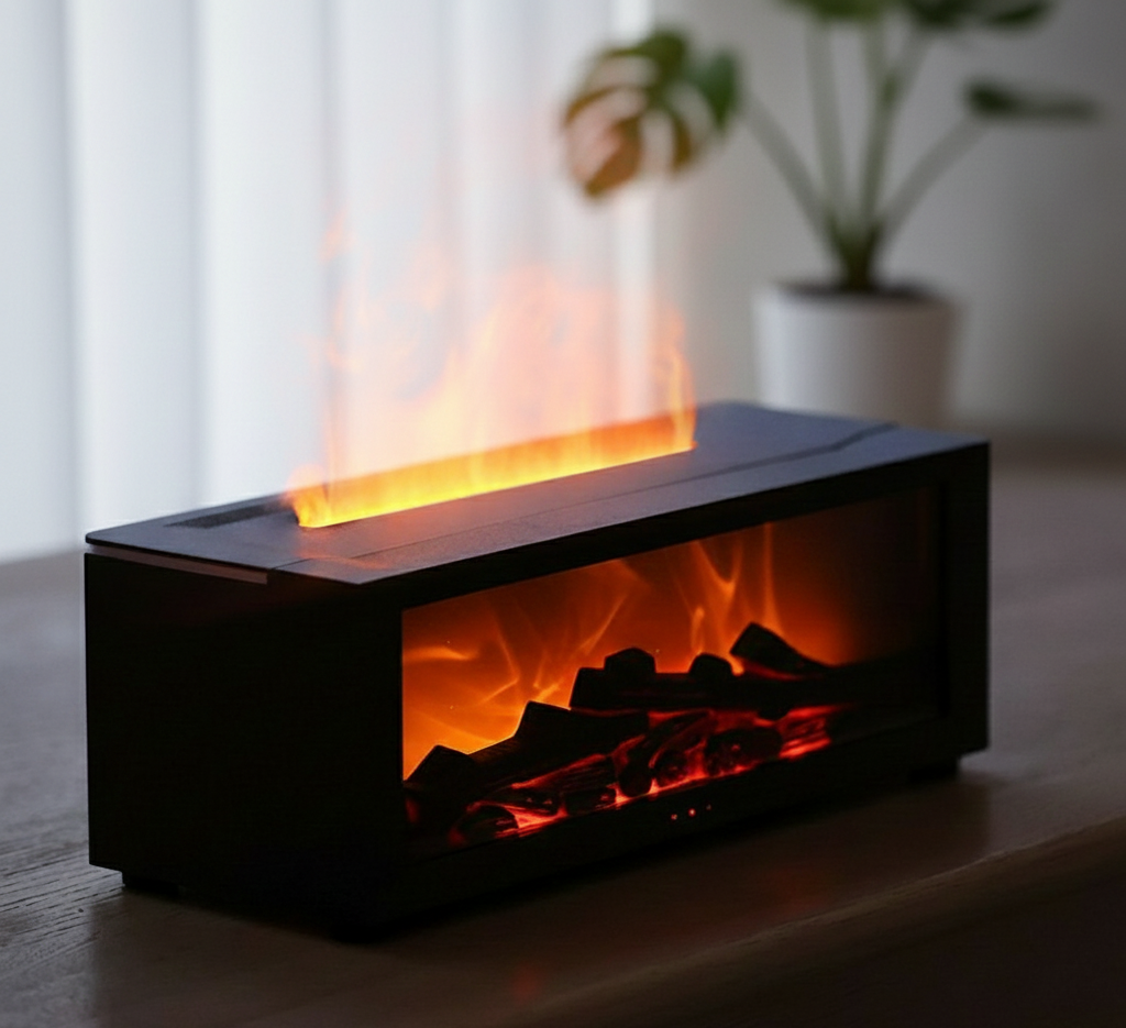 Fireplace Flame Aroma Diffuser & Humidifier