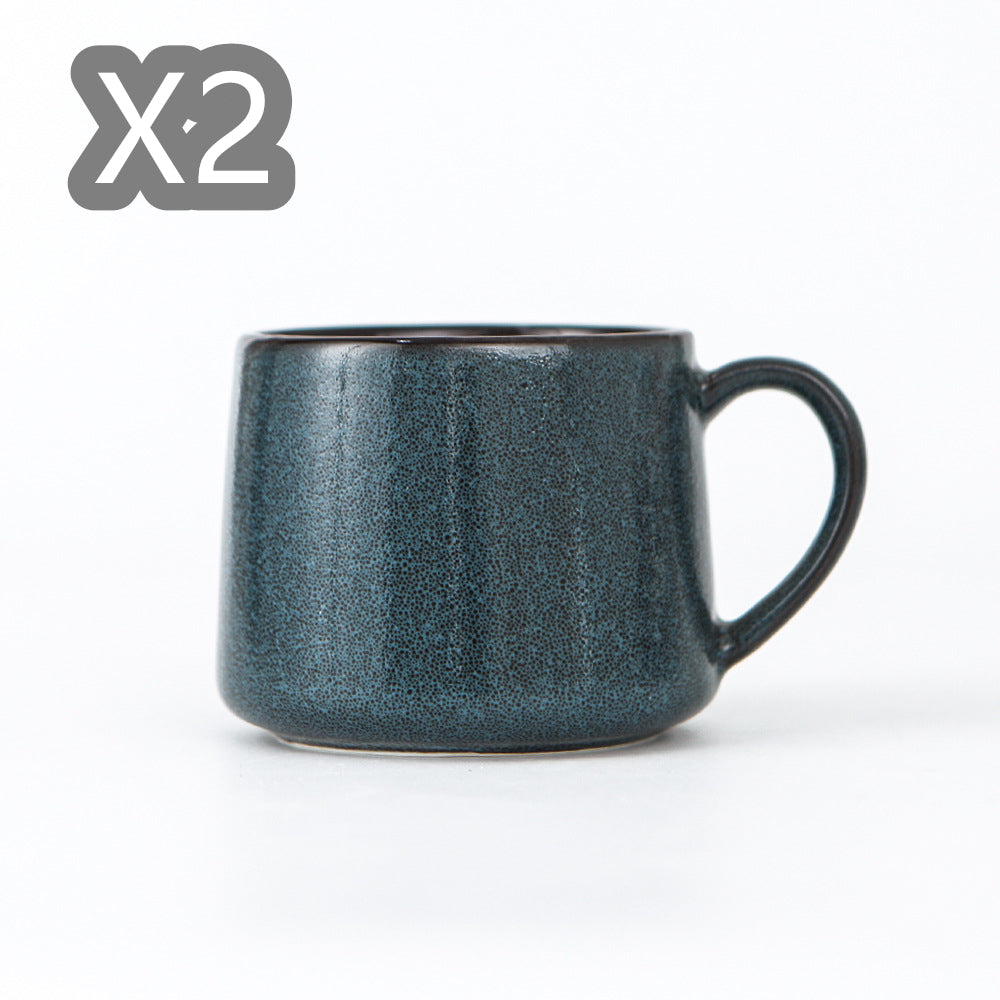 Glazed Ceramic Mug, 300 mL, European Style