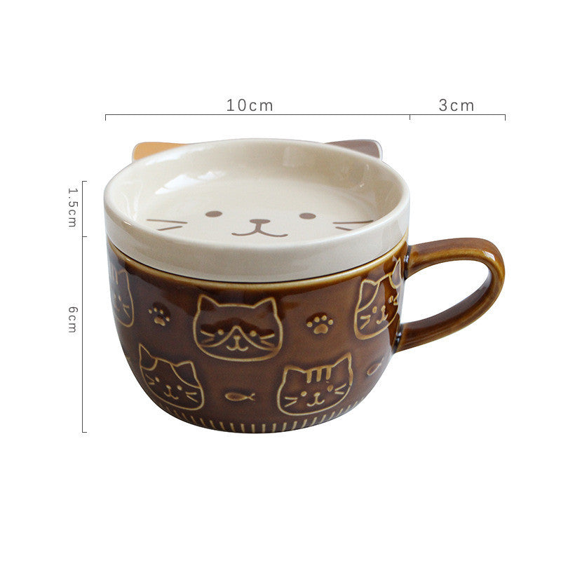 Ceramic Japanese-Style Cartoon Mug