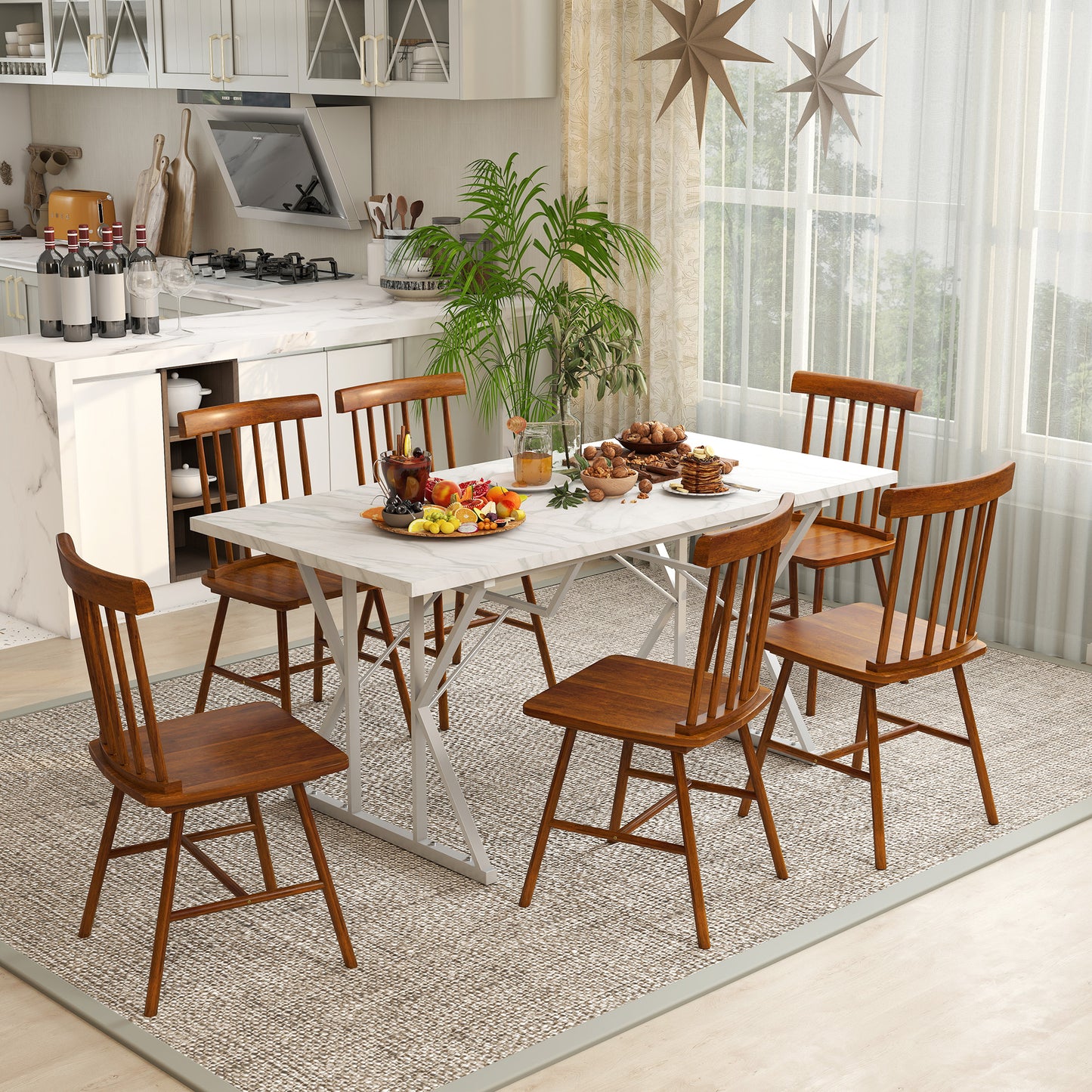 Farmhouse Dining Chairs Set of 4