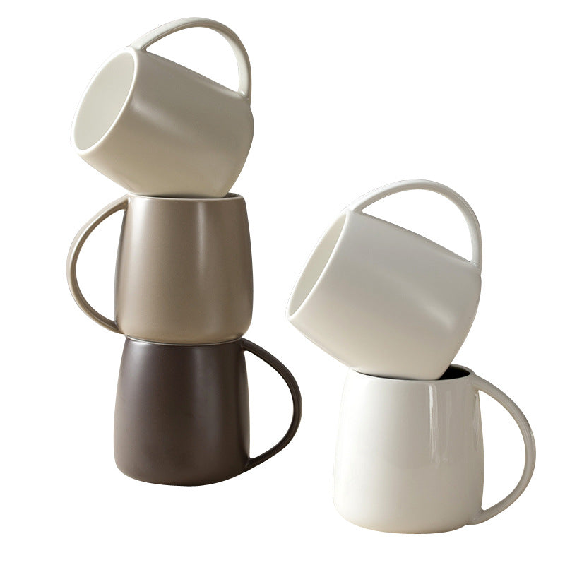 Office-Friendly Creative Mug with Handle