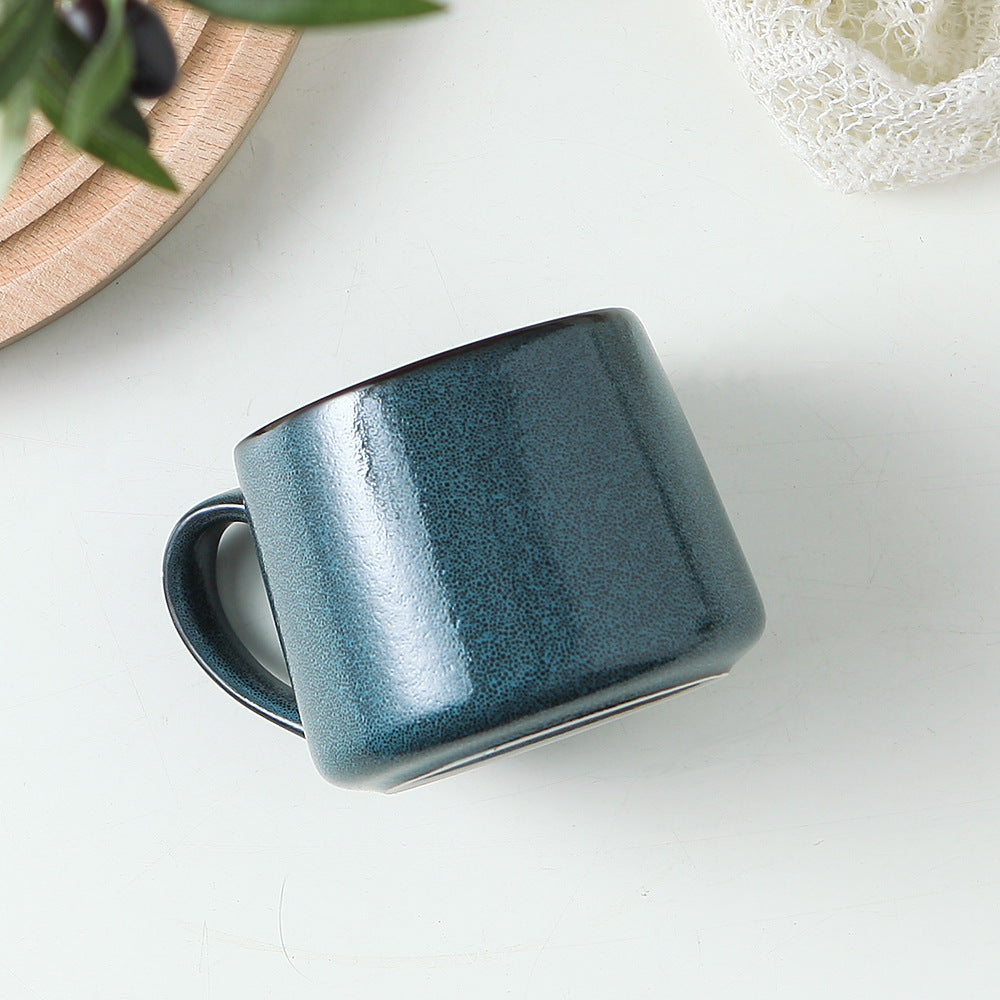 Glazed Ceramic Mug, 300 mL, European Style