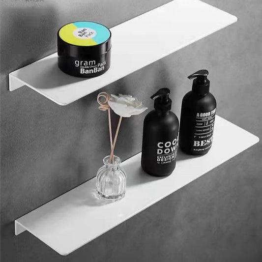 Matte Non-Drill Bathroom Shelf